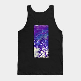 Blue and Purple bubble pour Tank Top